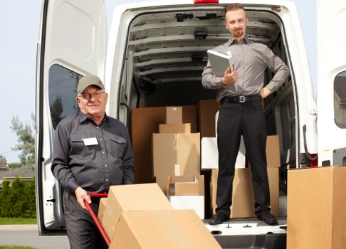 Storage facility staff maintaining safe operations at Selfstorage Pimlico