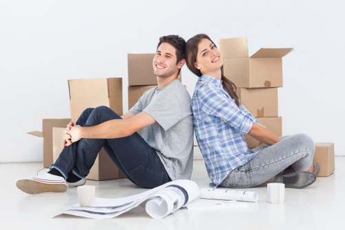 Careful handling of boxes and household items for a Pimlico move